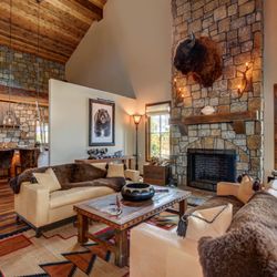 Buffalo Collection - Buffalo leather sofas, table, and Native American inspired decor from Buffalo Collection