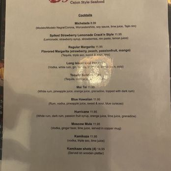 Cajun Crack'n - Menu - Seafood Near Me - Milpitas, California Cajun Crack'n - Menu - Seafood Near Me - Milpitas, California