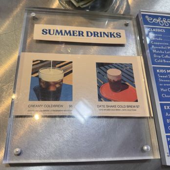 Provecho Coffee - Summer drink menu - Coffee & Tea Near Me - San Diego, California