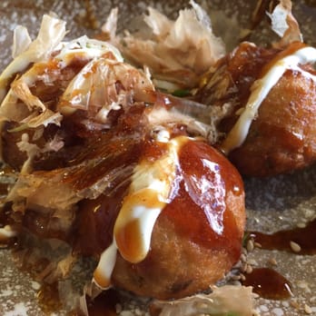 Cocoro - Octopus balls!!! so good...but I feel bad for the octopus. - Sushi Bars Near Me - London, XGL