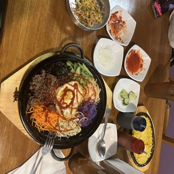 Chef JK Korean BBQ - Hot stone bi bim bap - Korean Near Me - Evans, Georgia