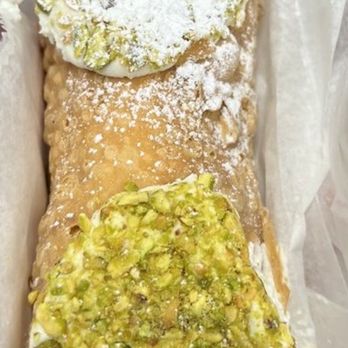 Mike's Pastry - Large Pistachio Cannoli - Bakeries Near Me - Boston, Massachusetts Mike's Pastry - Large Pistachio Cannoli - Bakeries Near Me - Boston, Massachusetts