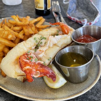Pier 48 - Hot Lobster Roll and fries, delicious! - Seafood Near Me - Indianapolis, Indiana Pier 48 - Hot Lobster Roll and fries, delicious! - Seafood Near Me - Indianapolis, Indiana