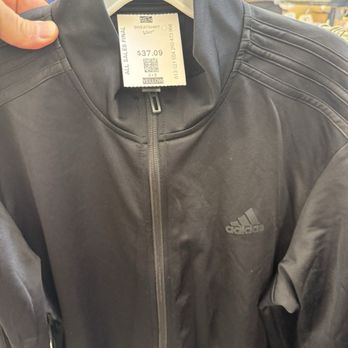 Valley Thrift Store - This Adidas jacket wasn't this much money brand new. Recently bought a similar one at Costco for $19. Completely outrageous. - Thrift Stores Near Me - Cincinnati, Ohio