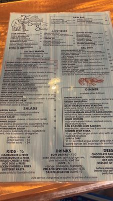 Menu photo 2 Seafood Shanty Edgartown, MA Menu photo 2 Seafood Shanty Edgartown, MA