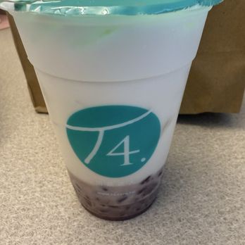 T4 - Red Bean Almond Tea - Bubble Tea Near Me - Hayward, California