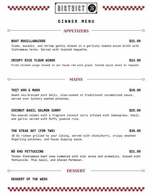 Menu photo 7 District 36 Diner Fountain Valley, CA Menu photo 7 District 36 Diner Fountain Valley, CA