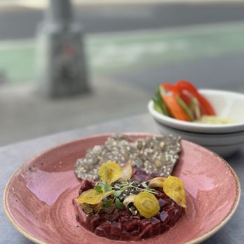 Market Table - Roasted beet tartare - New American Near Me - New York, New York