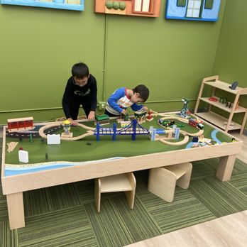 Early Learning Matters - The train table was the biggest hit for all the kids. So many fun tracks and accessories to add. - Preschools Near Me - Hillsboro, Oregon Early Learning Matters - The train table was the biggest hit for all the kids. So many fun tracks and accessories to add. - Preschools Near Me - Hillsboro, Oregon