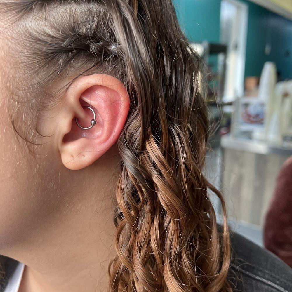 Daith pierced by Annie Daith pierced by Annie