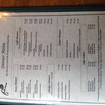 Menu photo 4 Coal Miner's Diner & Dutch Crumbs Jennerstown, PA Menu photo 4 Coal Miner's Diner & Dutch Crumbs Jennerstown, PA