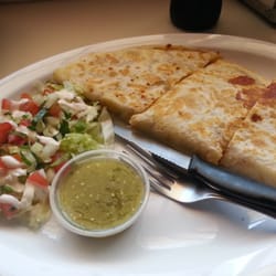 Tinoco's Meat Market - Amazing quesadilla with chorizo and potatoes! Mmmm!