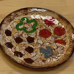 Color Me Mine - Make your own pizza plate!