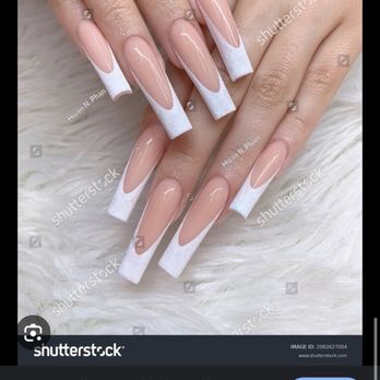 Dip Nails - What I asked for same length and everything right ... - Nail Salons Near Me - Salem, Oregon
