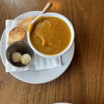 The Glockenspiel - Butternut squash soup - German Near Me - Mount Angel, Oregon