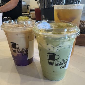 Phin Cafe - Ube coffee, matcha latte and tropical fruit tea in the back - Coffee & Tea Near Me - Fremont, California