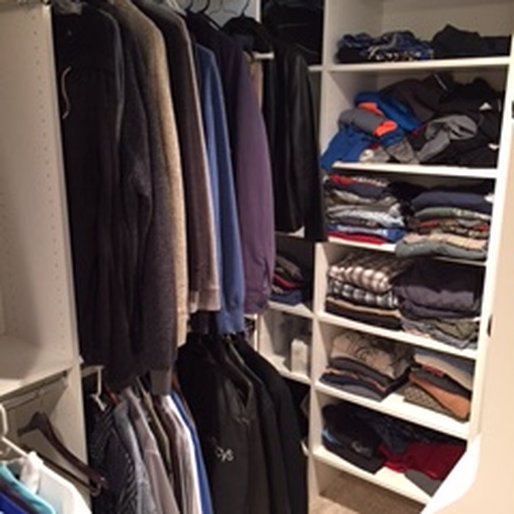 Adjustable Closet & Cabinets - CLOSET 1-2 - Cabinetry Near Me - Valencia, California