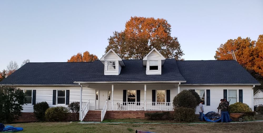 Slide of Herbert Shiflett Roofing