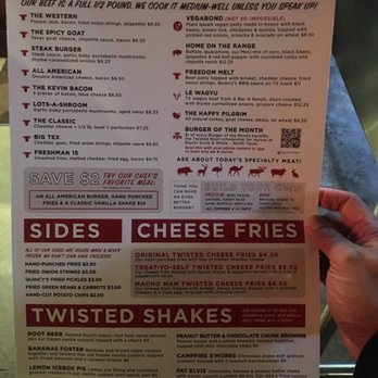 Twisted Root Burger - Menu - Burgers Near Me - Dallas, Texas