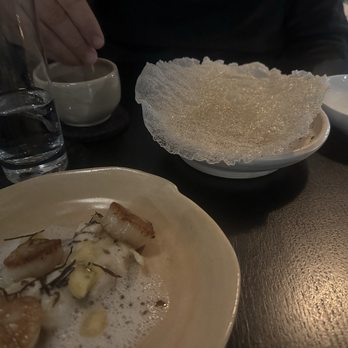 EsterEv - Carrot and scallops dish - New American Near Me - Milwaukee, Wisconsin