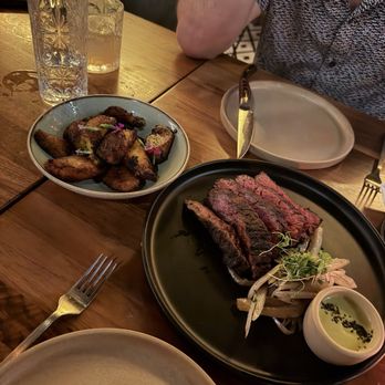 Ember Kitchen - Wagyu steak and plantains - Latin American Near Me - Austin, Texas Ember Kitchen - Wagyu steak and plantains - Latin American Near Me - Austin, Texas
