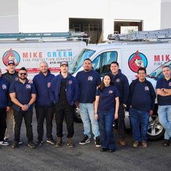 Mike Green Fire Equipment technicians