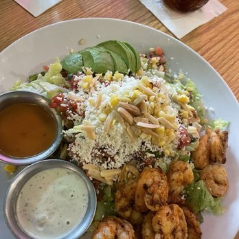 Avocado Cantina - Shrimp salad with dressings on the side - Mexican Near Me - Palm Beach Gardens, Florida Avocado Cantina - Shrimp salad with dressings on the side - Mexican Near Me - Palm Beach Gardens, Florida