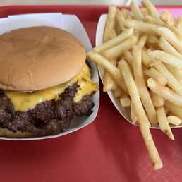 OG Flat top with fries. Good!