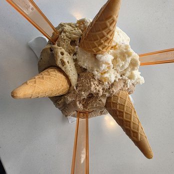 Verace - Gianduja, pistachio, almond orange - Gelato Near Me - Livermore, California