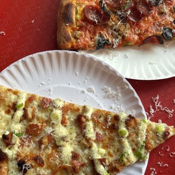 Diamond Slice - supreme and chicken bacon ranch - Pizza Near Me - Brooklyn, New York