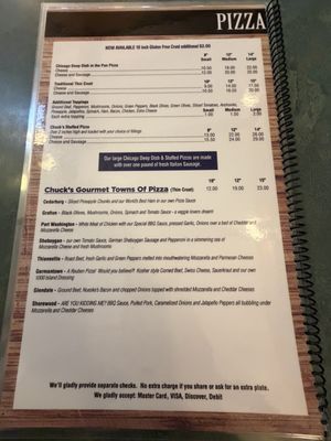Menu photo 5 Chuck's Place Thiensville, WI