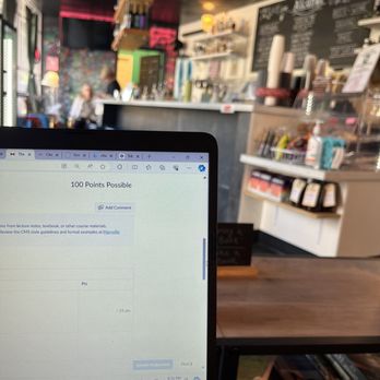 CoffeeTrend - Laptop, coffee shop background - Coffee & Tea Near Me - Houston, Texas