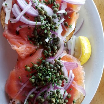 Island Lava Java - Scrumptious lox & cream cheese , on everything bagel, while listening to ukulele music by Dennis. Great morning! - American Near Me - Kailua Kona, Hawaii Island Lava Java - Scrumptious lox & cream cheese , on everything bagel, while listening to ukulele music by Dennis. Great morning! - American Near Me - Kailua Kona, Hawaii