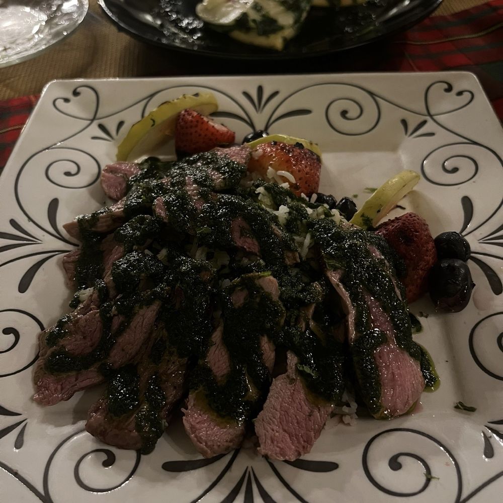 Susanna's - Lamb with fruit - American Near Me - Rosarito, BCN Susanna's - Lamb with fruit - American Near Me - Rosarito, BCN