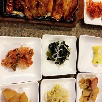 B Won - Pork belly on top of cabbages - Korean Near Me - Oklahoma City, Oklahoma