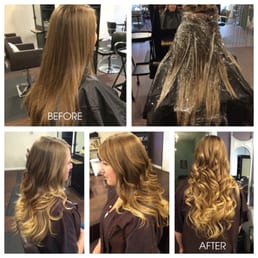 Baylayage transformation done by hair stylist Maria Baylayage transformation done by hair stylist Maria