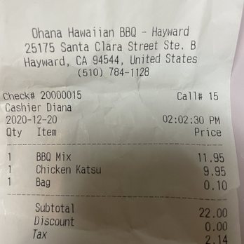 Ohana Hawaiian BBQ - Hawaiian Near Me - Hayward, California