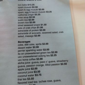 Poke Koma - Menu 3rd column - Poke Near Me - Alameda, California Poke Koma - Menu 3rd column - Poke Near Me - Alameda, California