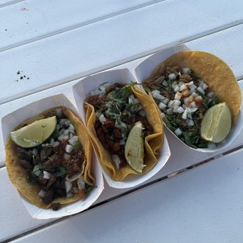 Bud And Alley's Taco Bar - steak taco, carnita taco, and chorizo taco - Mexican Near Me - Seaside, Florida