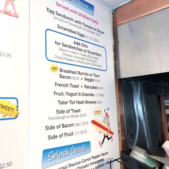 Splash Cafe - Menu 2 - American Near Me - Pismo Beach, California Splash Cafe - Menu 2 - American Near Me - Pismo Beach, California