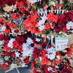 Dollar Tree - A selection of plastic flowers