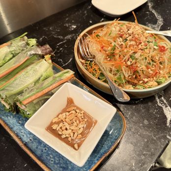 Turtle Tower - Papaya salad and spring rolls - Vietnamese Near Me - San Francisco, California