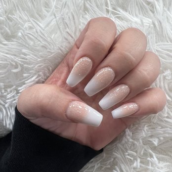 Ocean Retreat Nail Spa - Coffin ombré acrylic set by Helena - Nail Salons Near Me - Poway, California Ocean Retreat Nail Spa - Coffin ombré acrylic set by Helena - Nail Salons Near Me - Poway, California