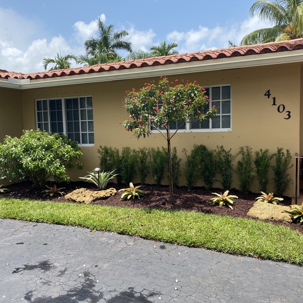 The Time is Now Landscaping - the front of the house - Landscaping Near Me