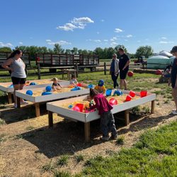 Valley Fruits & Veggies - Play in the corn bins in Valleyville Play
