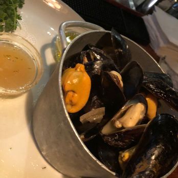 Salt Cellar - HH Bucket of FAT Steamed Mussels . . . eaten . . . at the Bar ;-) - Seafood Near Me - Scottsdale, Arizona Salt Cellar - HH Bucket of FAT Steamed Mussels . . . eaten . . . at the Bar ;-) - Seafood Near Me - Scottsdale, Arizona