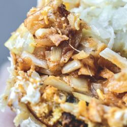 Vicky’s Burgers - Chorizo Breakfast Burrito.