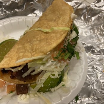 Pepe’s Tacos - Hard shell asada taco - beat of the lot - Mexican Near Me - Azusa, California