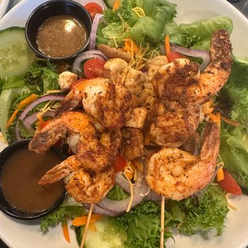Bay Local Eatery - Bay Local Salad with Grilled Shrimp - New American Near Me - Virginia Beach, Virginia Bay Local Eatery - Bay Local Salad with Grilled Shrimp - New American Near Me - Virginia Beach, Virginia