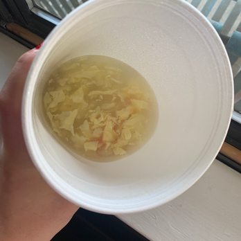 Chin's Cafe - Watery a** egg drop soup - Chinese Near Me - Eureka, California